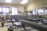 Reformer room for group classes